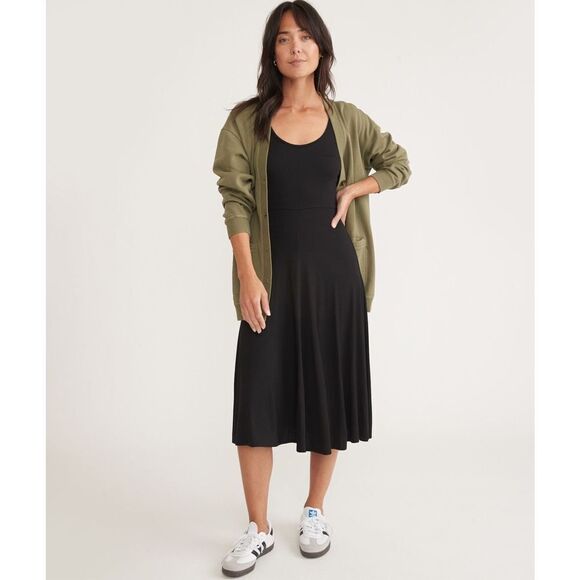 ✨Marine Layer Lexi Rib Fit and Flare Midi Dress✨ - Picture 6 of 14